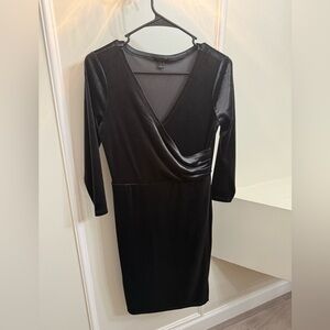 ann taylor black dress long sleeve Lafayette | Dresser